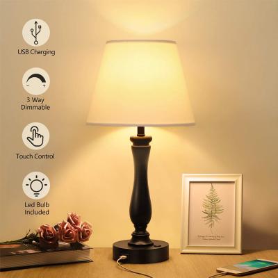 China Modern Decorative Warm Light Hotel Reading Lamp Modern Metal Desk Table Lamp Lamps With Farbic Shade for sale