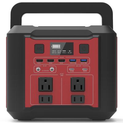 China JP&US T300 Outdoor Portable Solar Power Storage Power Supply 296Wh Emergency Power Mobile Emergency Power Supply 300W for sale