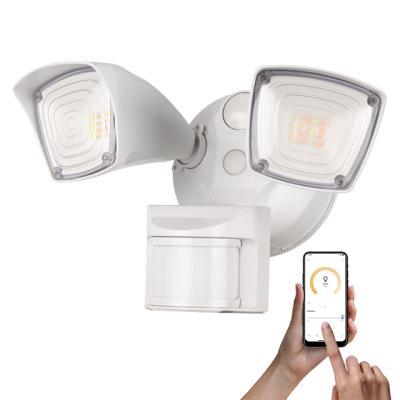 China Motion sensor+camera+wifi 18C Smart LED security light with camera motion sensor as well as dimmable for sale