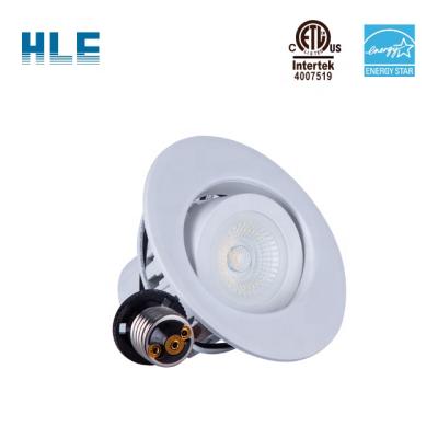 China 5CCT Dimmable Gimbal LED COB Downlight Retrofit Downlight Modern 4inch 10W for sale