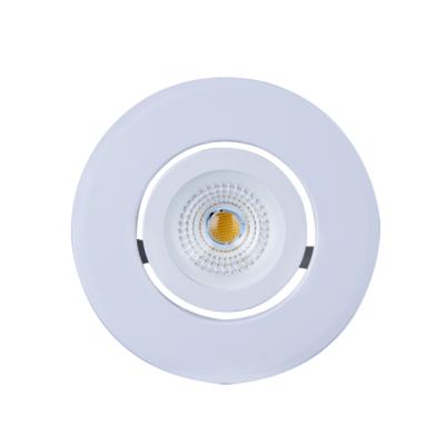 China Residential 10 Watt LED Gimbal Downlight Rotary Surface Mounted With 24/38/60 Degree Beam Angle for sale