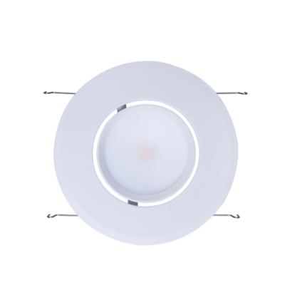 China 5~6 Inch Residential Dimmable 12W LED Gimbal Downlight Surface Mounted With Diffuser Cover for sale