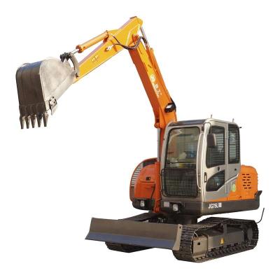 China Jinggong Machinery Repair Shops 6 Ton Mini Construction Track Machine Metal Chains Excavator Crawler Digger for sale