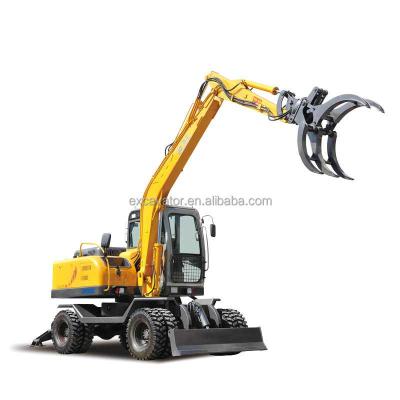 China Farms 8.5 Tons Mini Excavator With Lift Cabin for sale