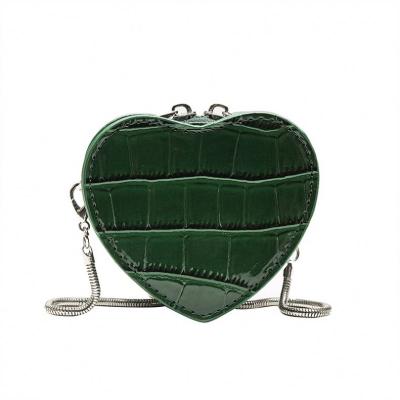 China Fashion handbag heart shaped women bag hearts shapped purse shoulder handbag 202 for women designer bags for sale