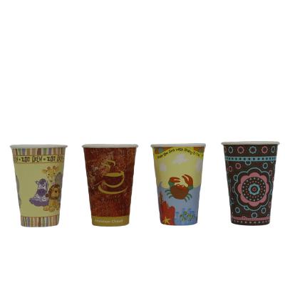 China Hot Sale 2.5oz- 12oz Disposable Double Wall Paper Cup With Lid Insulated Hot Coffee Paper Cups for sale