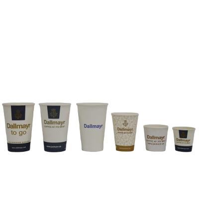 China Disposable world famous cups wholesale coffee and tea single wall paper cups for sale