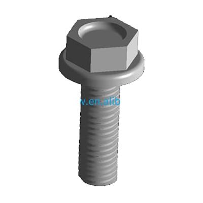 China Custom Stainless Steel Manufacture Hexagon Flange Bolt China for sale