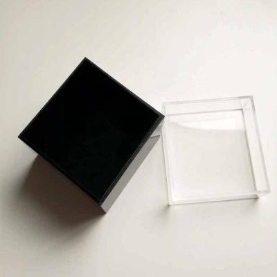 China Warranty Site Inspection Factory Price Mini Commercial Custom Luxury Glass Acrylic Jewelry Ring Box for sale