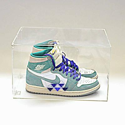 China Wholesale transparent shoe storage plexiglass display stand shoe box for sale