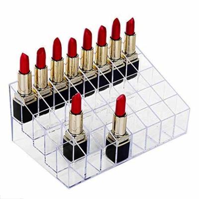 China Transparent Multi-layer Acrylic Medicine Cosmetics Lipstick Nail Polish Nail Polish Display Rack for sale