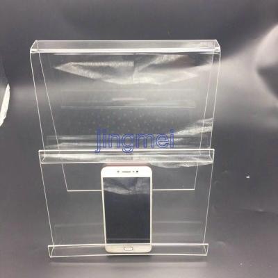 China Light weight mobile store use acrylic phone display holder for 6 phones for sale