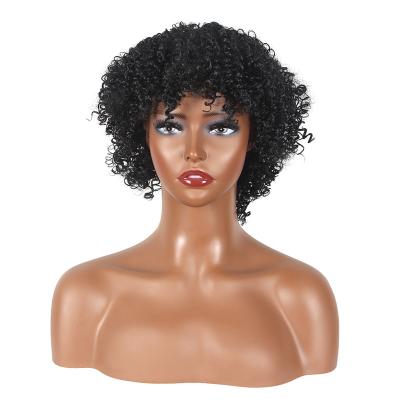 China Kinky Curl Newcomers Afro Knot Wigs Short Curly Deep Wave Synthetic Wigs Braided Curly For Black Women for sale