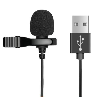 China USB Microphone Lapel Microphone Computer Notebook Microphone Live Online Class Recording Meeting Record Omnidirectional Microphone Small for sale