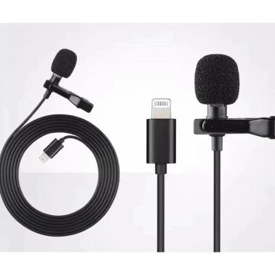 China Live Lavalier Radio Microphone Computer Microphone Vlog Lavalier Microphone Interview Recording Mini Microphone for sale