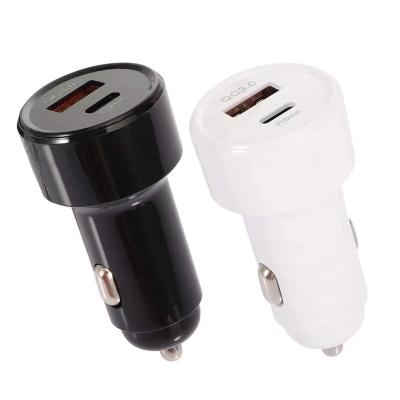 China Wholesale Electric Car Qc3.0 Mobile Phone Dual Mini 2 Usb 38w Mobile Phone Charger Fast Car Charger for sale