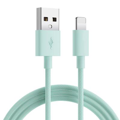 China OEM ODM Factory Free Sample Promotion Fast Charging Price Customized Logo Nylon Braided Quick Charging USB 8 Pin Data Cable For iPhone for sale