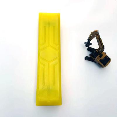 China Excavator 500mmYellow Crawler Track Pads Rubber Shoes Polyurethane Track Pads Rubber Track Pads for sale