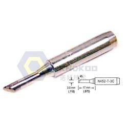 China Extremidad que suelda de Hakko N452-T-3C para el handpiece del soldador de HAKKO DASH452/453 en venta