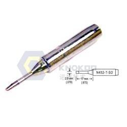 China Extremidad que suelda de Hakko N452-T-SD para el handpiece del soldador de HAKKO DASH452/453 en venta