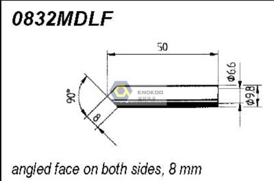 China ERSADUR 0832MDLF Long-Life Soldering Tip for ANALOG 60/60A,ANALOG 80/80A,DIGITAL 2000A for sale