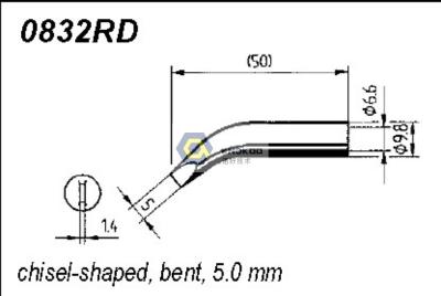 China ERSADUR 0832RD Long-Life Soldering Tip for ANALOG 60/60A,ANALOG 80/80A,DIGITAL 2000A for sale