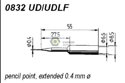 China ERSADUR 0832UD UDLF Long-Life Soldering Tip for ANALOG 60/60A,ANALOG 80/80A,DIGITAL 2000A for sale