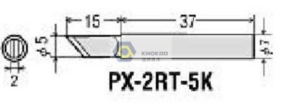 China Goot PX-2RT-5K Soldering Iron Tip for GOOT PX-251AS,PX-201,PX-238AS soldering iron for sale