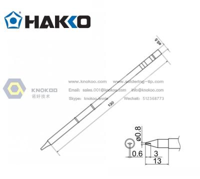 China Hakko Soldering tips T12-DL08,Solder tips for Hakko soldering station FX951/FX952, FM2028/FM2027/FX9501 soldering iron for sale