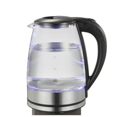 China Boil-Dry Protection Water Heater 12v Mini Smart Glass Electric Tea Maker Kettle for sale