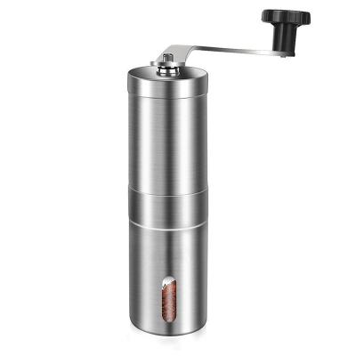 China Stainless Steel Custom Grinder Logo Outdoor Hot Selling Manual Coffee Burners With Grinder Milling for sale