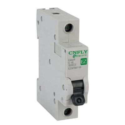 China Overload / Short Circuit 1pole 16A 25A 32A 40A 63A 9 EZ Miniature Circuit Breaker Easy DISJUNTOR for sale