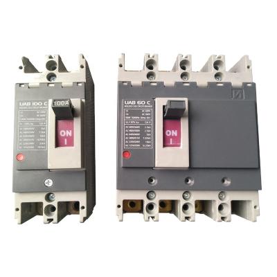 China Overload Long Standby Protection 2P 3P 4P 100A 200A 250A UAB UCB Molded Case Circuit Breaker MCCB for sale