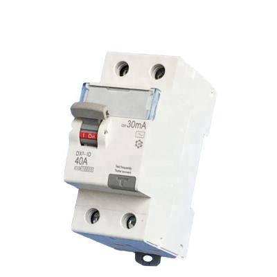 China Residual current earth leakage protection DX3-ID 30ma elcb 2pole circuit breaker for sale