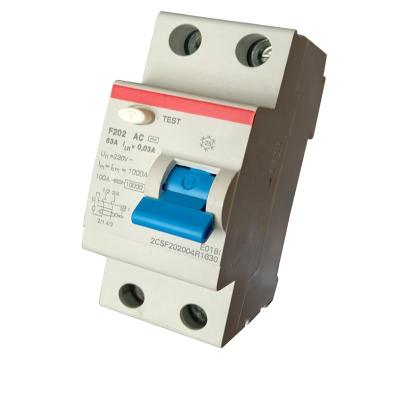 China F202 FH202 SH201 32A 63A Residual Current Circuit Breaker RCCB 6K for sale