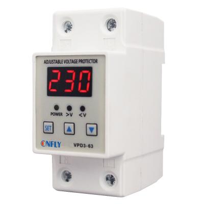 China Under/Over Voltage Protection Household LED Display Of Double Over Voltage Surge Protector Under Adjustable Relay for sale