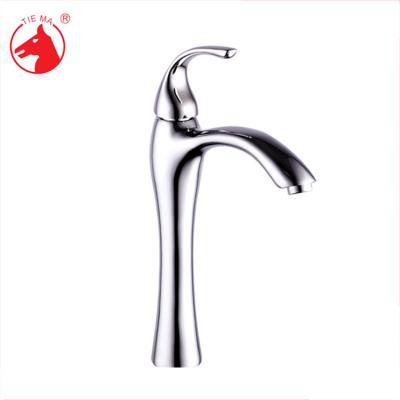 China Brass Basin Faucets Modern Design Metered Faucet With Tall Body (ZS40903A) for sale