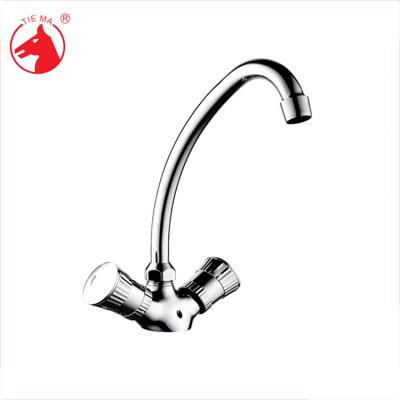 China Wholesale Sense Faucets Factory Porcelain Tiema Mixer Bathroom Sink Faucet Two Handle for sale