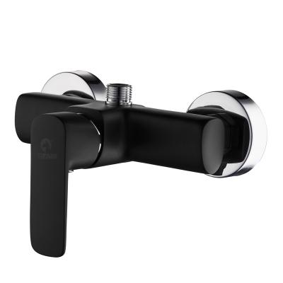 중국 Without Slide Bar Hot Selling Brass Black Plating 35mm Shower Faucet 판매용