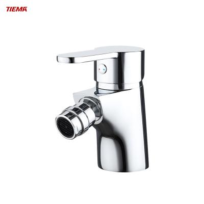 Cina High Quality Sense Faucets TIMEA Single Handle Bathroom Chrome Plated Brass Woman Toilet Bidet Faucets in vendita