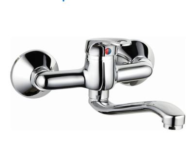 China Thermostatic Faucets 35mm Economical Brass Body Single Tap Wall Sink Kitchen Mixer Tap Water Kitchen Mixer for sale