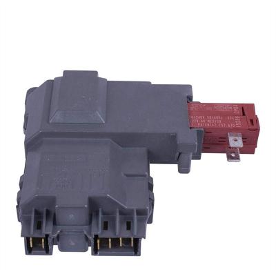 China 131763202 Environmental Protection Seal Door Lock Switch / Washing Machine Parts for sale