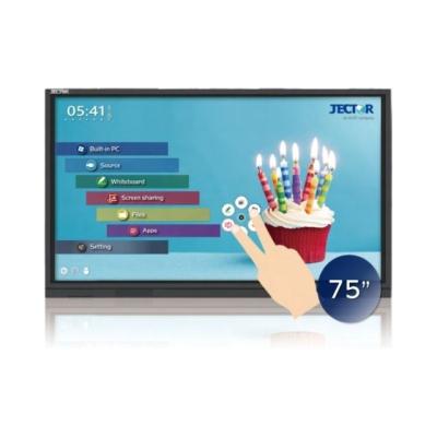 China interactive whiteboard 75 inch interactive electronic whiteboard panel mx075 smart display price with IQ 75