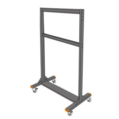 China Quality Assurance Gray Tv Mobile Stand Interactive Flat Panel Mobile Stand W920xH525xD335(mm) for sale