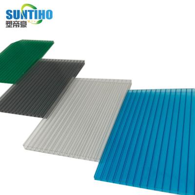 China 100% factory price manufacturer virgin material plastic wall polycarbonate multi sheet fireproof policarbonated roof sheet for sale