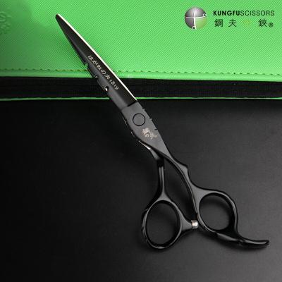 China KUNGFU Scissors Professional Hair Cutting Salon Hair Scissors 440C Steel Thinning Thinning Shear for sale