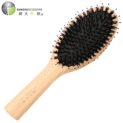 China Professional Round Oval Square Hair Comb Kungfu Comb Barber Shop Flat Brush for sale