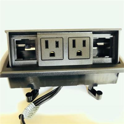 China Residential/Multi-Purpose Push To Open American Standard Folding Type 4 Outlet Plastic Socket Power Outlet Power Supply for sale