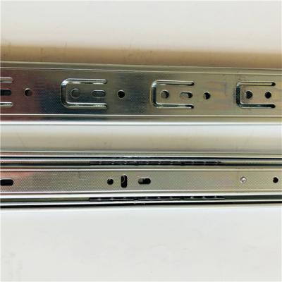 China Factory Price Traditional Galvanized 45mm Wide Ball Bearing Drawer Channel With Different Thickness for sale