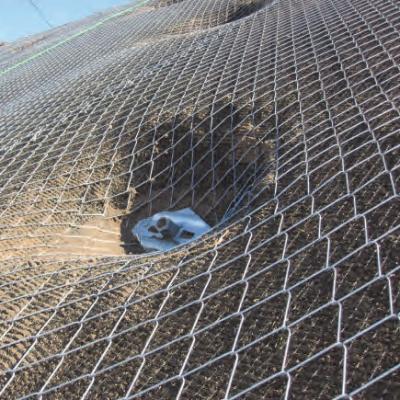 China Plain Weave High Tensil Wire Mesh / tecco Mesh Slope Protection System for sale